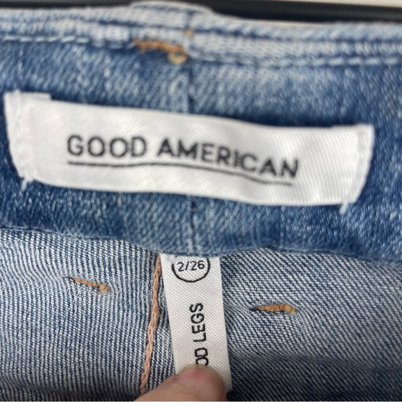 GOOD AMERICAN GOOD LEGS Step Hem Skinny Jeans size 2/26 - Picture 5 of 9